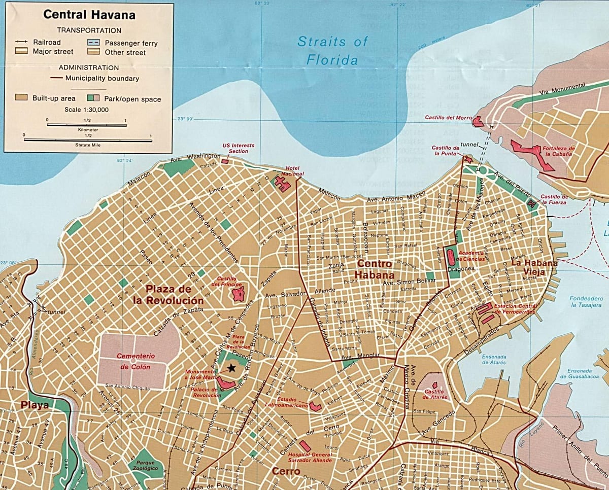 offline map Havana