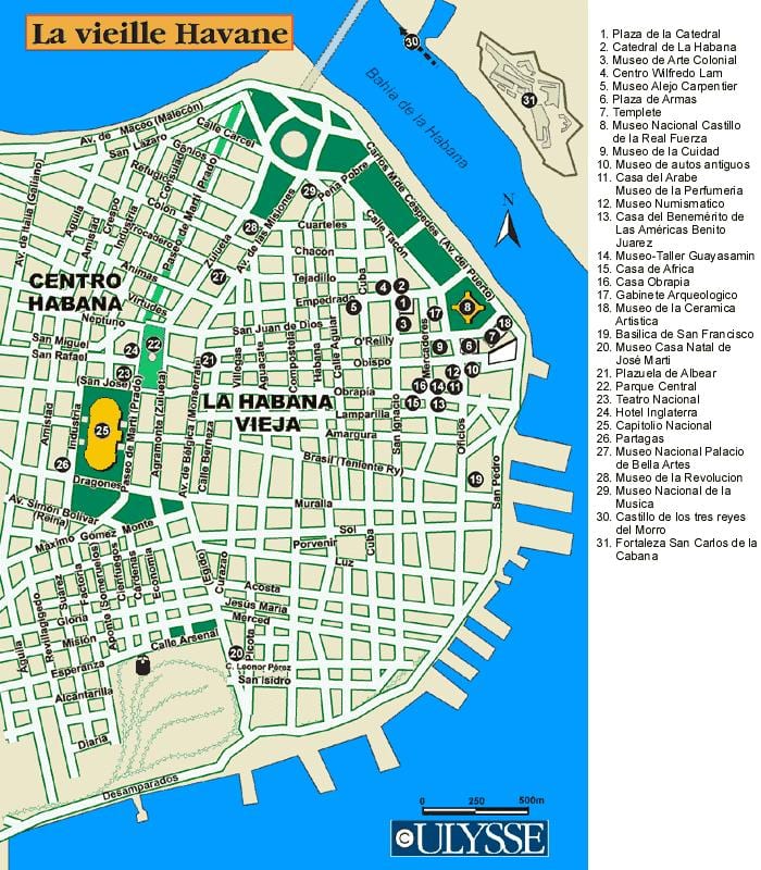 kaart Havanna sadama kaardil